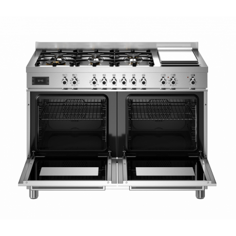 BERTAZZONI PRO12 6G 2E X T Ηλεκτρική Κουζίνα με Εστίες Αερίου & grill Teppanyaki 120cm Inox BERTAZZONI PRO12 6G 2E X T Ηλεκτρική Κουζίνα με Εστίες Αερίου & grill Teppanyaki 120cm Inox